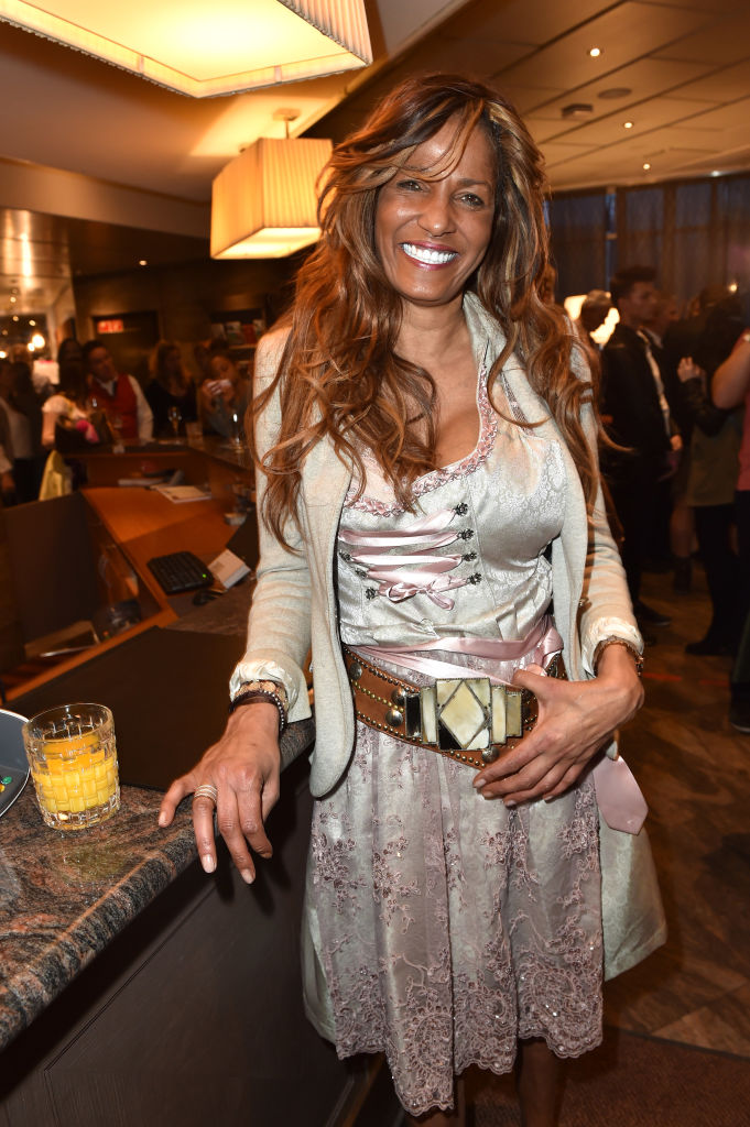 Nadja Abd el Farrag besucht die Trachtentrends 2018 im Sheraton am 12. April 2018 in München, Deutschland. | Quelle: Getty Images