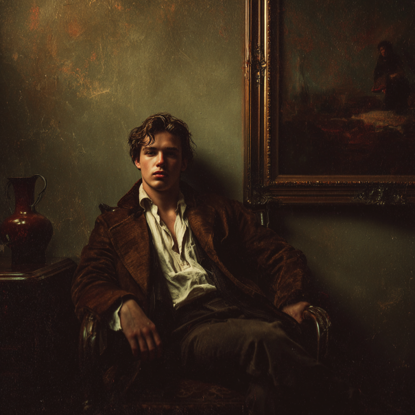 Ein junger Mann in einer teuren Jacke | Quelle: Midjourney