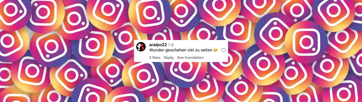 Nutzer-Kommentar | Quelle: Instagram/inallerfreundschaft_official