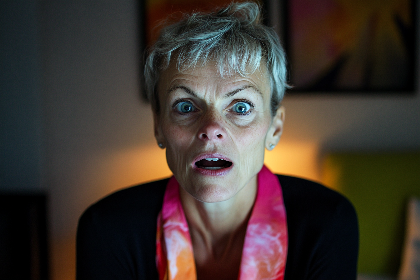 Eine Frau, die vehement spricht | Quelle: Midjourney