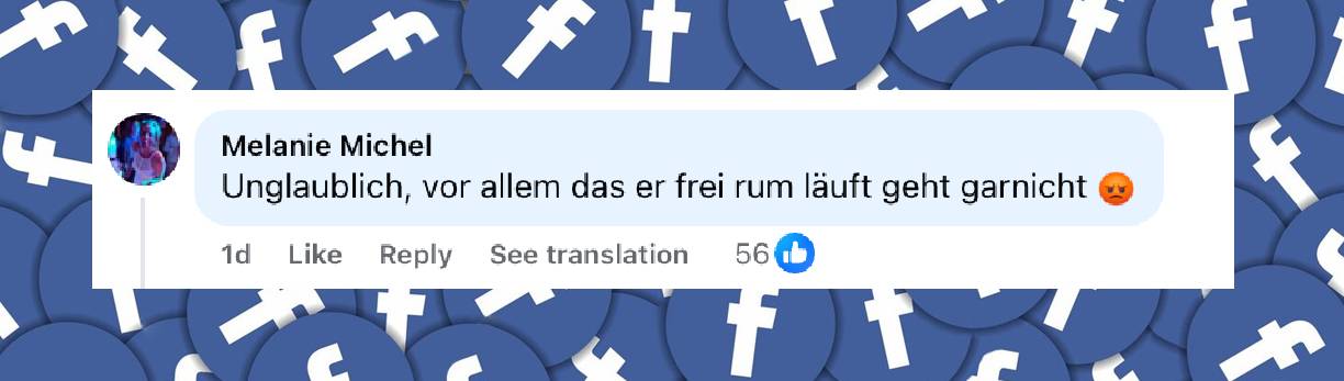 Facebook-Kommentar | Quelle: facebook.com/RTLaktuell/posts/pfbid025be4icZi8AKfvckNVmaoX3keGax4ano89KvAJ8AF3uzxBHdhgAc719biT4qrFjqBl?comment_id=869793732540759