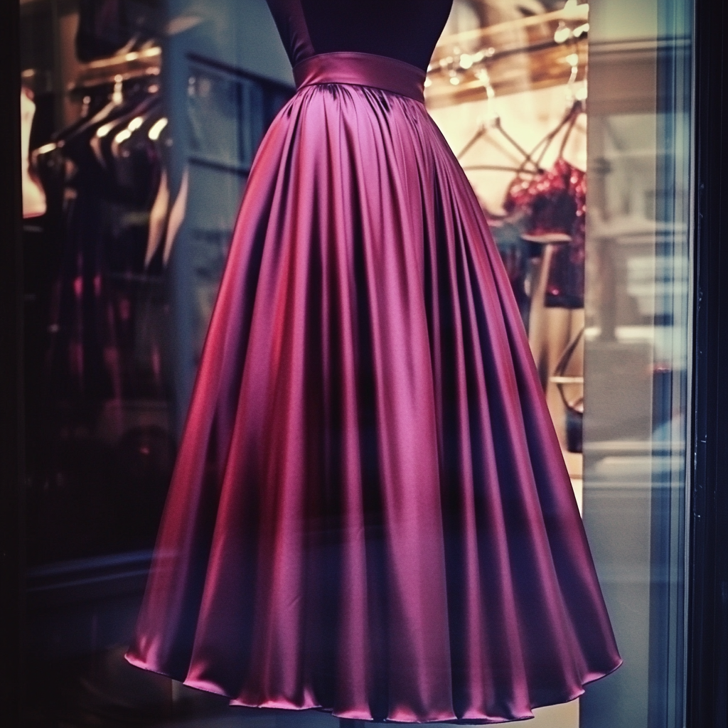 Ein Rock in einem Schaufenster | Quelle: Midjourney