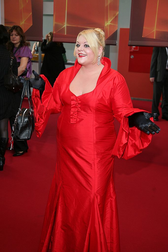 Tine Wittler, ZDF-Gala Verleihung 'Deutscher Fernsehpreis 2008, Köln | Quelle: Getty Images