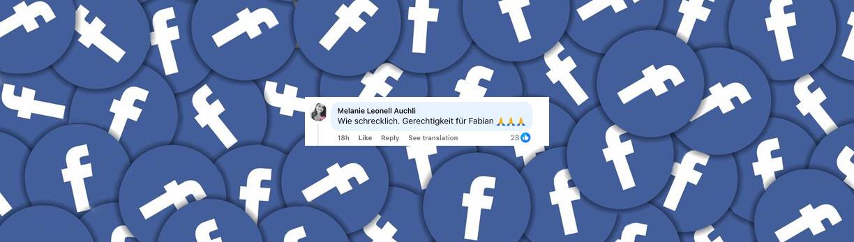 Nutzer wünscht sich Gerechtigkeit für den verstorbenen Fabian. | Quelle: Facebook/RTL Aktuell
