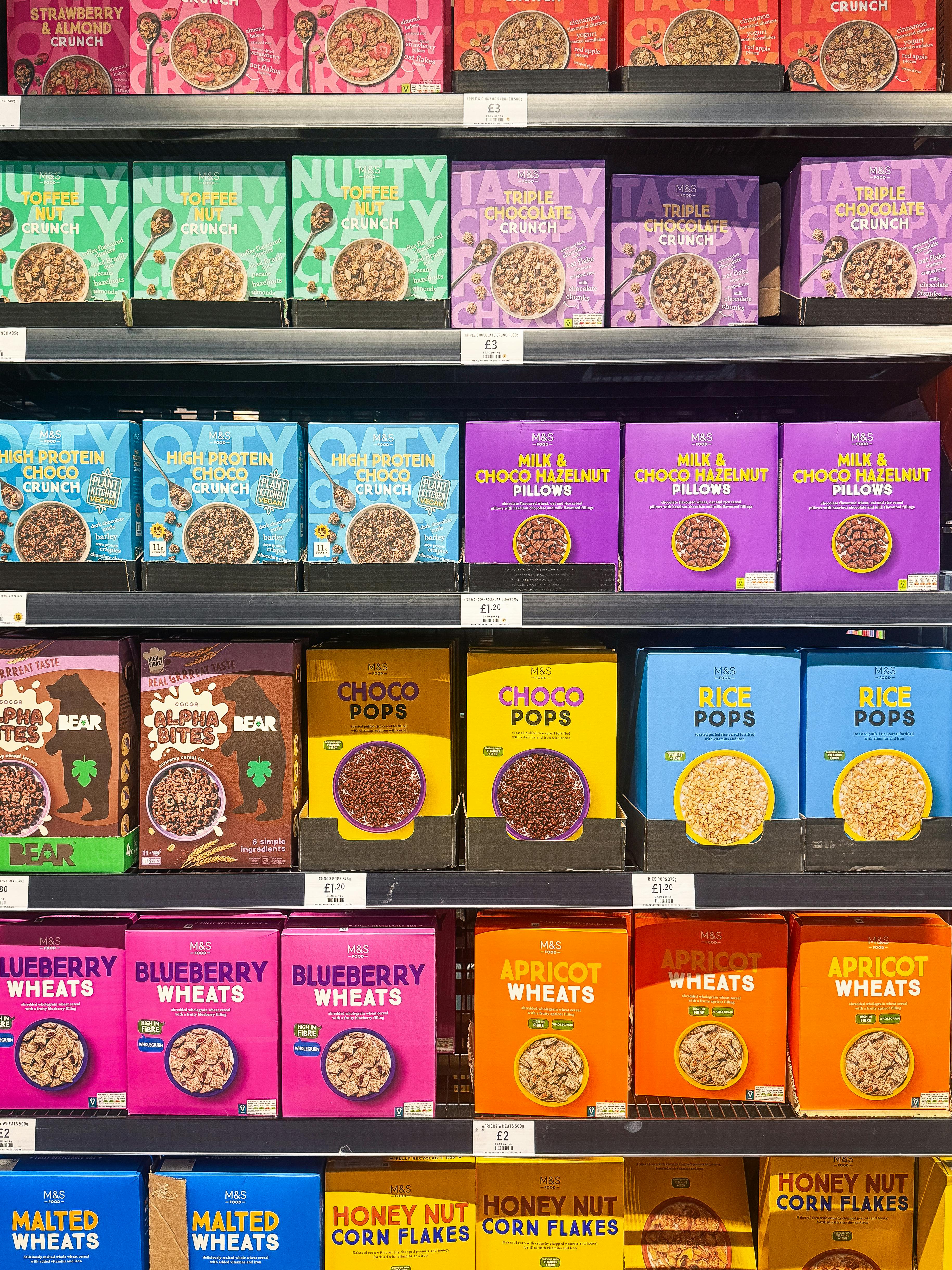 Der Müsli-Gang in einem Lebensmittelgeschäft | Quelle: Pexels