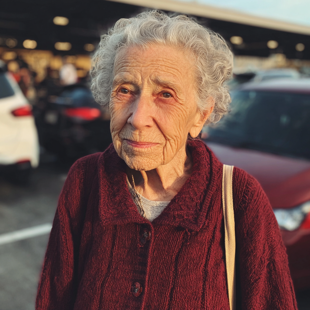 Eine emotionale alte Frau | Quelle: Midjourney