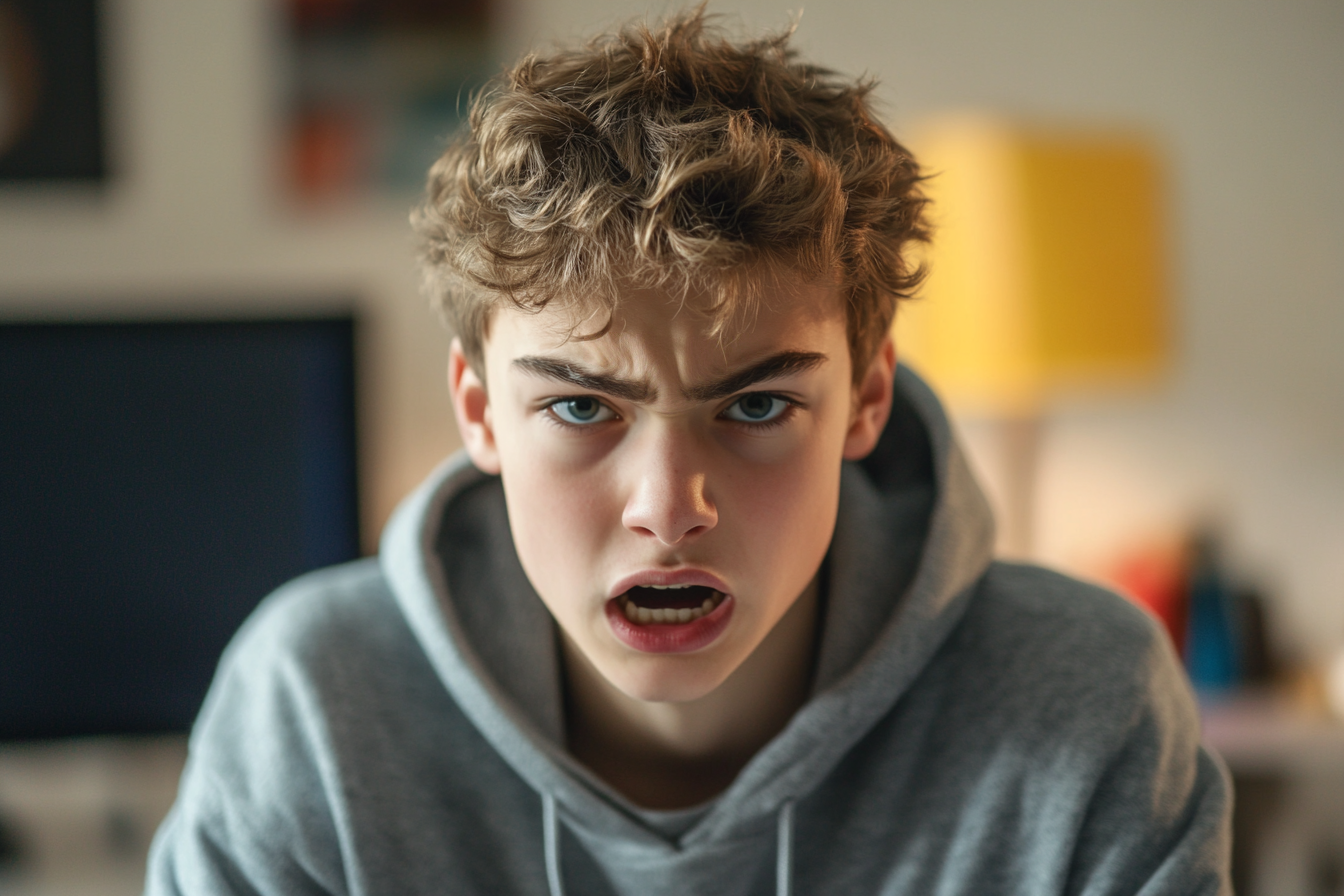 Ein wütender Teenager-Junge | Quelle: Midjourney