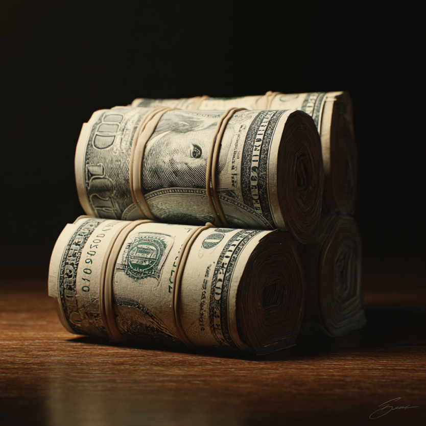 Ein Haufen Geld | Quelle: Midjourney