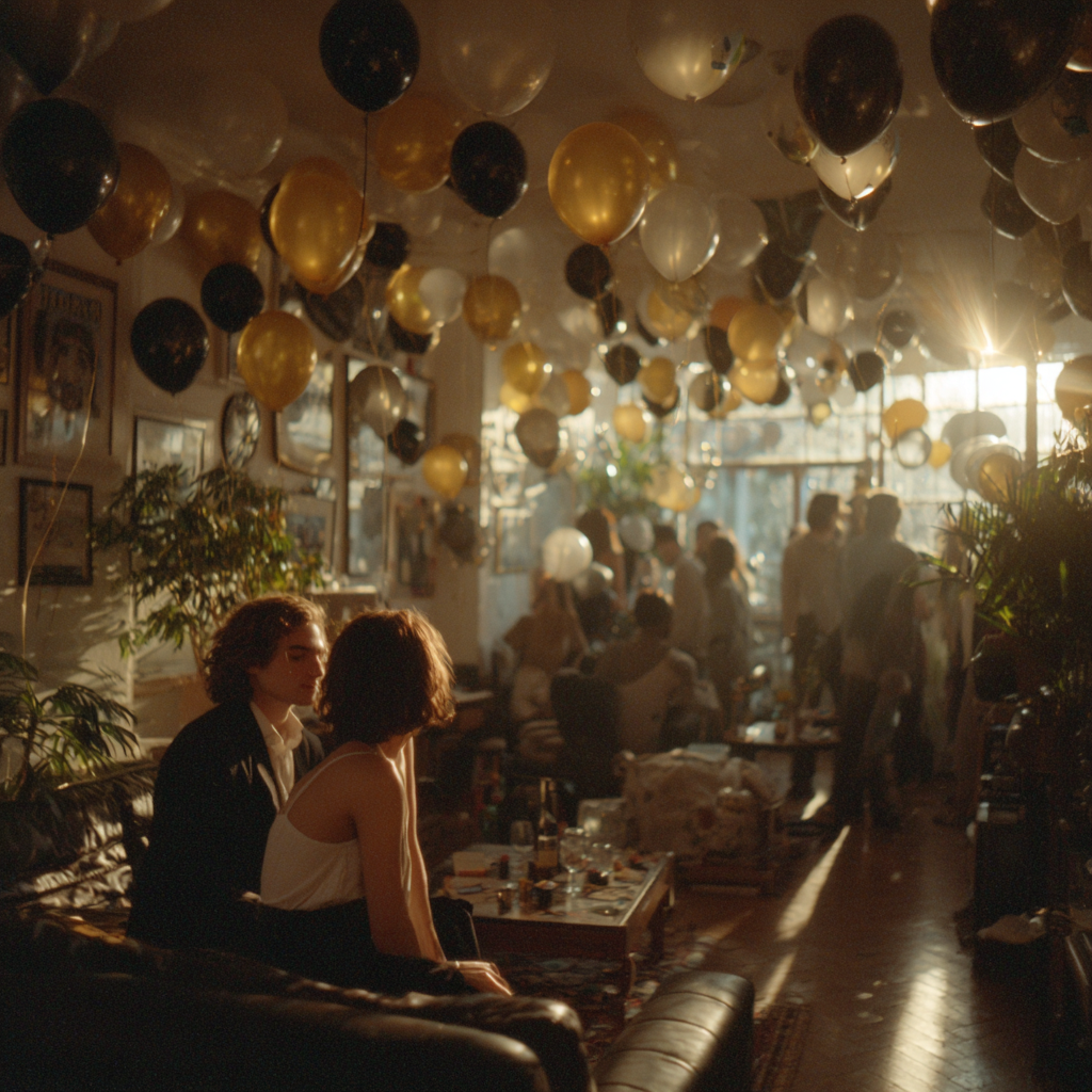 Eine Hausparty | Quelle: Midjourney