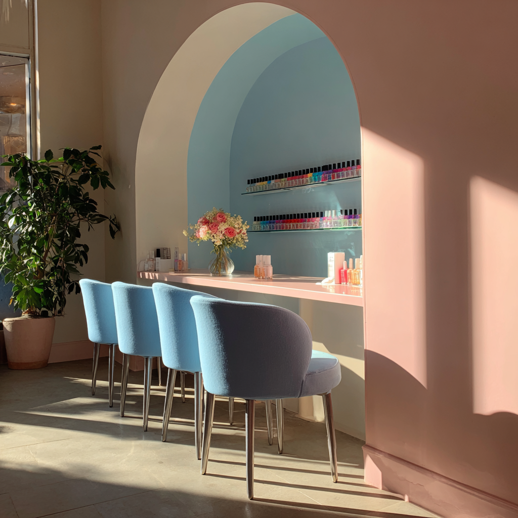 Das Innere eines Nagelstudios | Quelle: Midjourney
