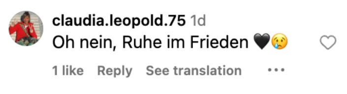 Kommentar eines Nutzers | Quelle: Instagram/Tagesschau