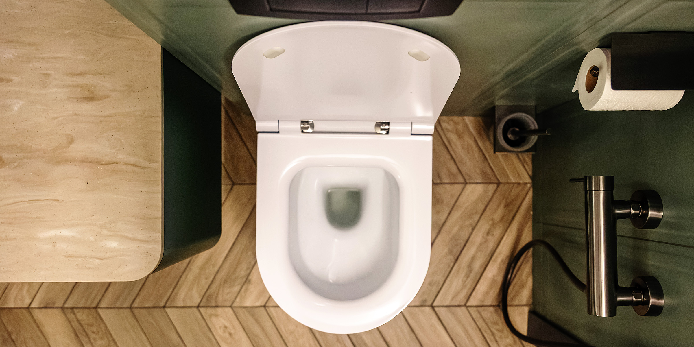 Eine offene Toilette | Quelle: Freepik