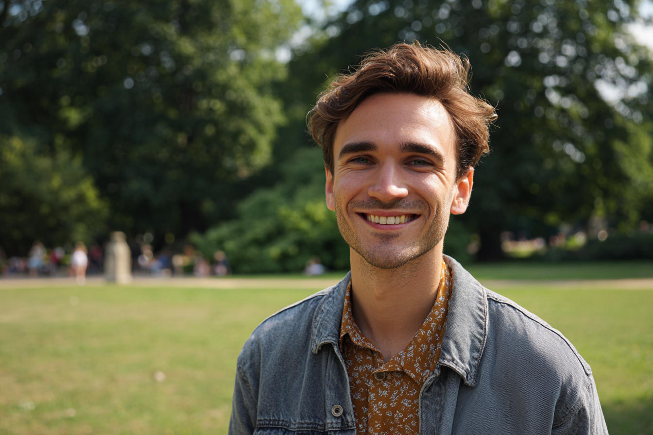 Ein lächelnder Mann | Quelle: Midjourney