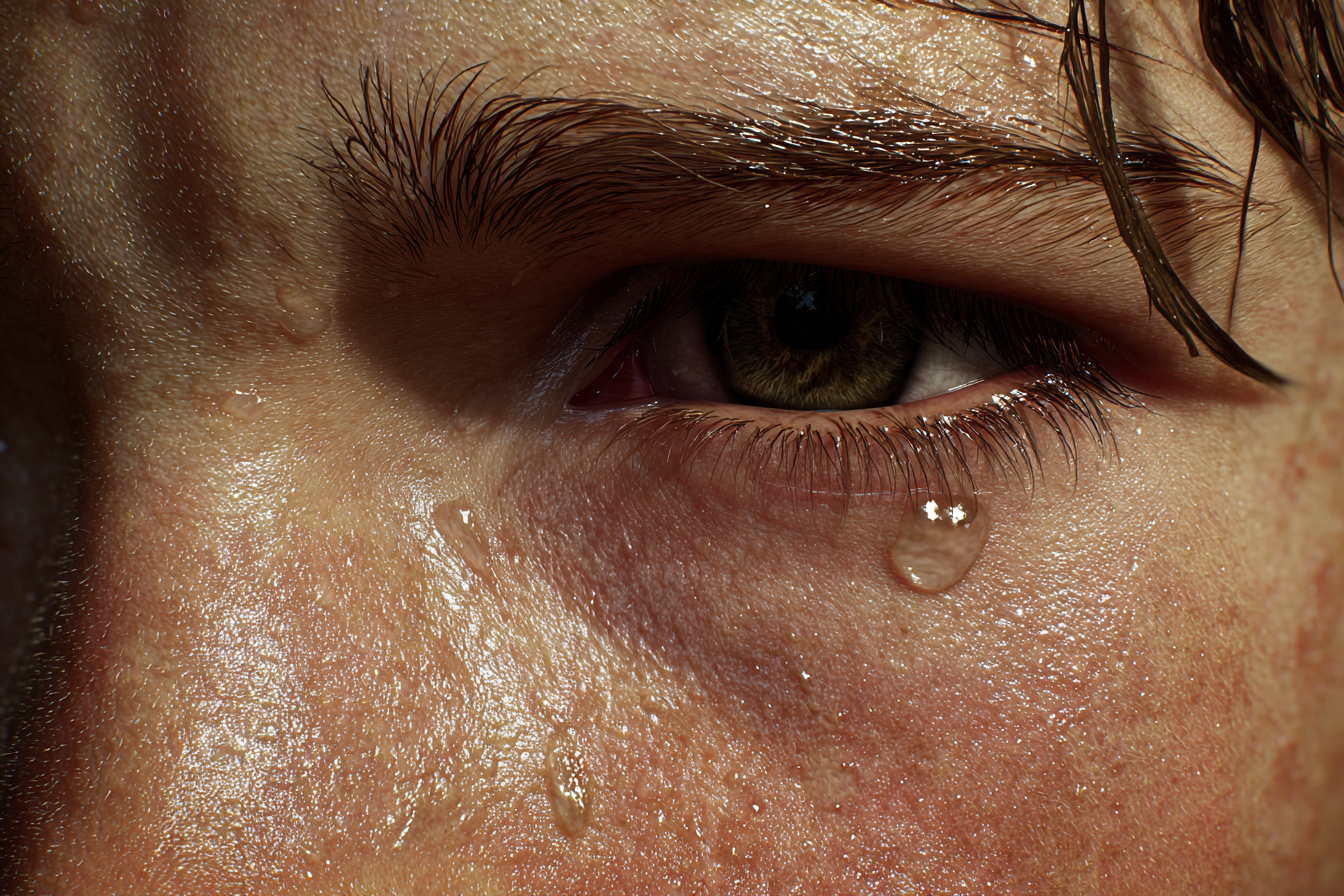 Ein weinender Junge | Quelle: Midjourney