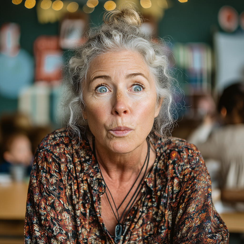 Eine schockierte Frau | Quelle: Midjourney