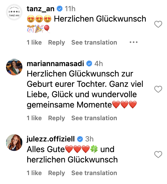 Kommentare zu Helene Fischers Post auf Instagram | Quelle: Instagram|helenefischer