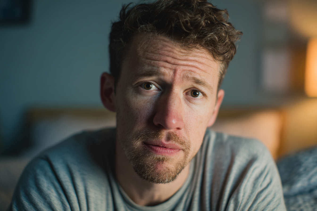 Ein Mann, der geradeaus schaut | Quelle: Midjourney