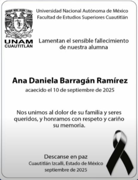 Presseerklärung zum Tod von Ana Daniela | Quelle: YouTube.com/elheraldodemexico
