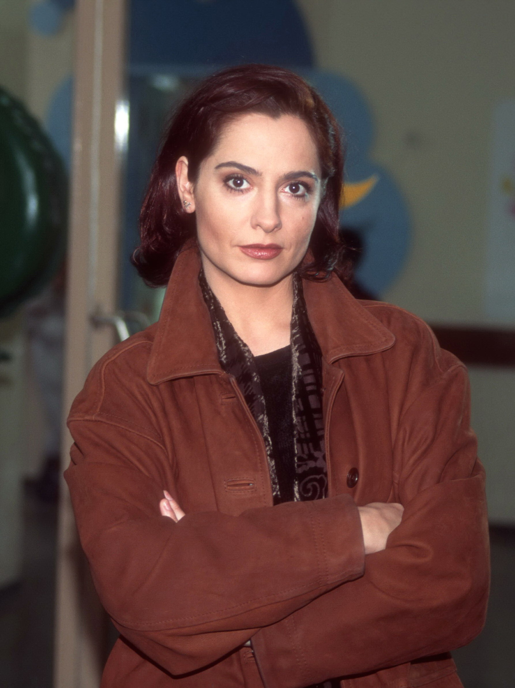 Simone Thomalla, ARD ‘Ärzte’ series, episode ‘Die Kinderärztin’ (The Paediatrician) on 14 February 1997, Baden-Baden, Germany. | Source: Getty Images