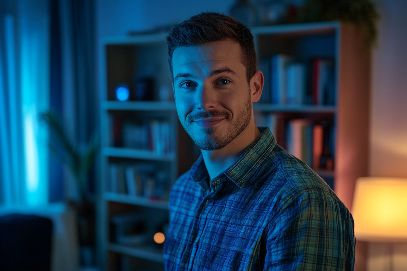 Ein Mann, der in einem Haus steht | Quelle: Midjourney