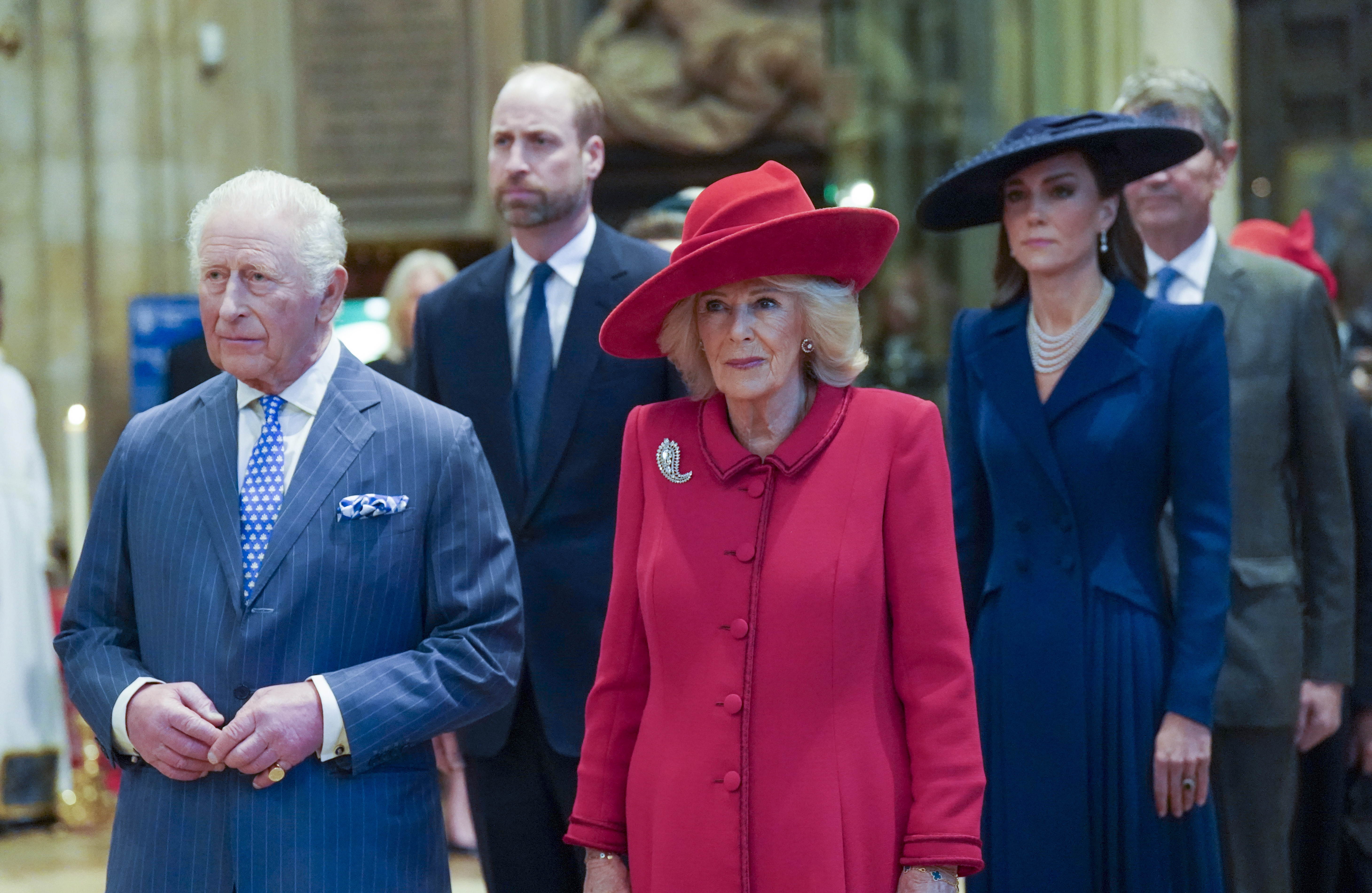 Der gemeldete Namensstreit eskalierte nicht zu einem größeren königlichen Streit, wobei ein Sender von einem möglichen „heiklen Moment“ zwischen Camilla und Catherine sprach. Dennoch war William Berichten zufolge bereit, seine Frau zu verteidigen, während Kritiker die angebliche Forderung als „idiotisch“ abtaten. | Quelle: Getty Images