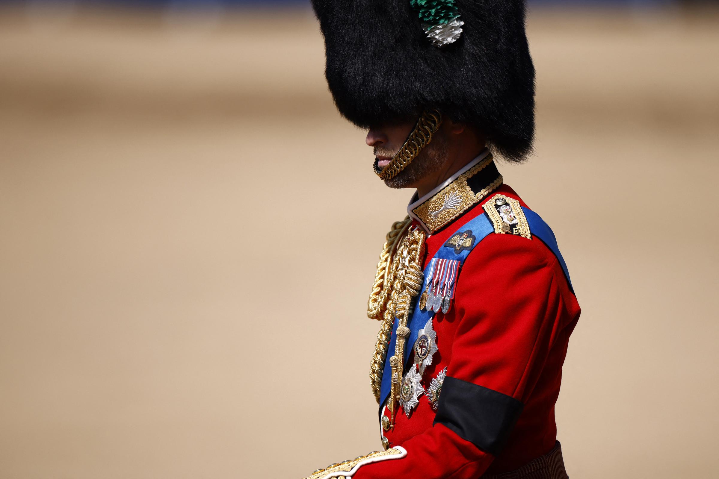 Prinz William beim Trooping the Colour am 14. Juni 2025 in London, England | Quelle: Getty Images