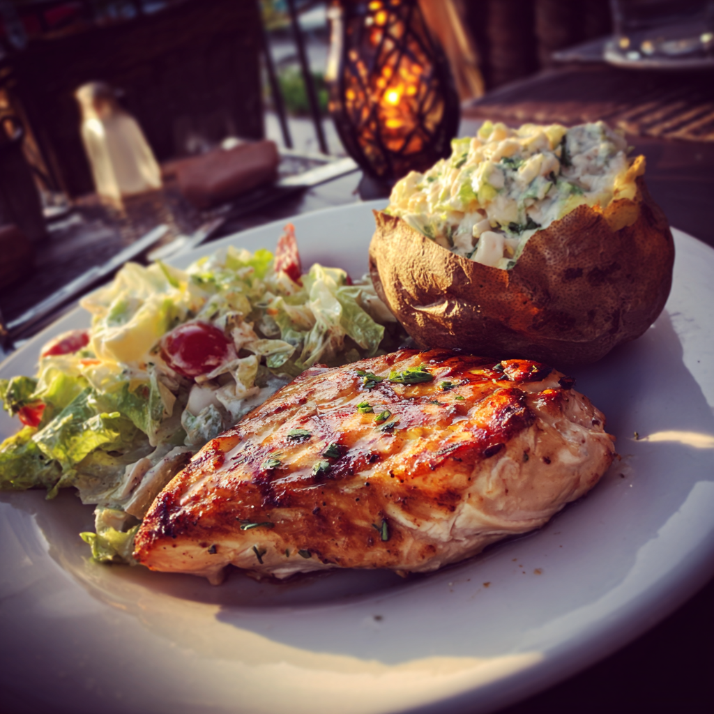 Ein Teller mit Essen | Quelle: Midjourney
