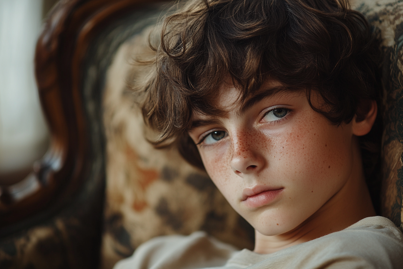 Ein Teenager starrt in die Kamera | Quelle: Midjourney
