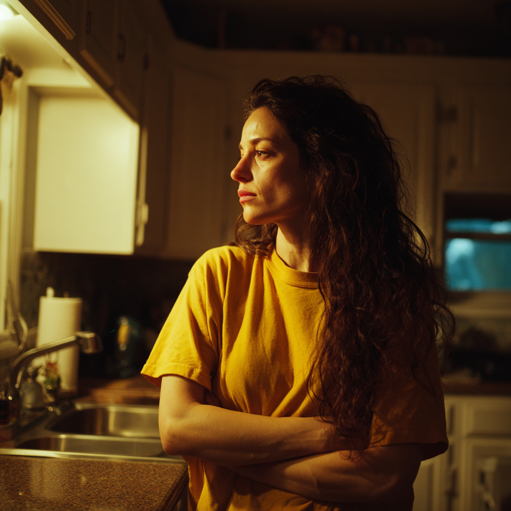 Eine Frau, die mit verschränkten Armen steht | Quelle: Midjourney