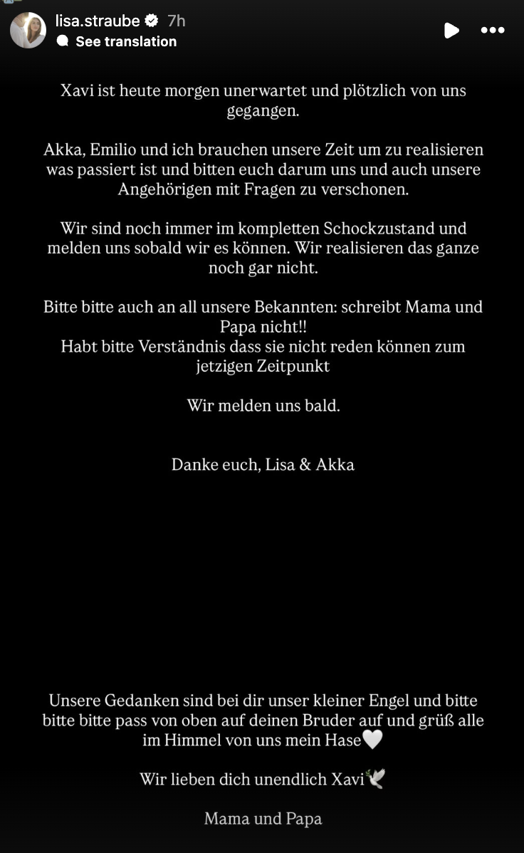 Instagram-Story von Lisa Straube | Quelle: instagram.com/lisa.straube