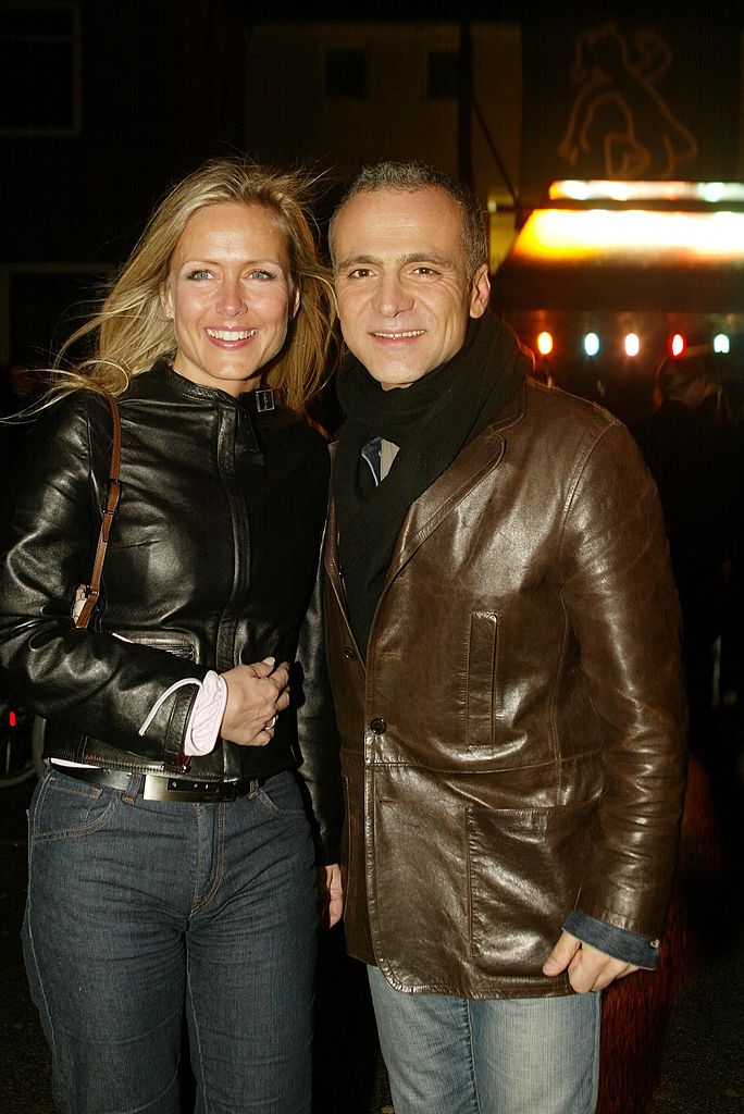 Sänger Nino De Angelo Mit Ex Ehefrau Judith Bei Aftershowparty Zum "Countdown Grand Prix 2002" In Kiel Am 220202 | Quelle: Getty Images