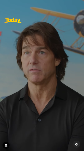 Tom Cruise wirbt für seinen neuen Film "Mission Impossible: The Final Reckoning" während einer Pressetour | Quelle: Instagram/thetodayshow/richardwilkins