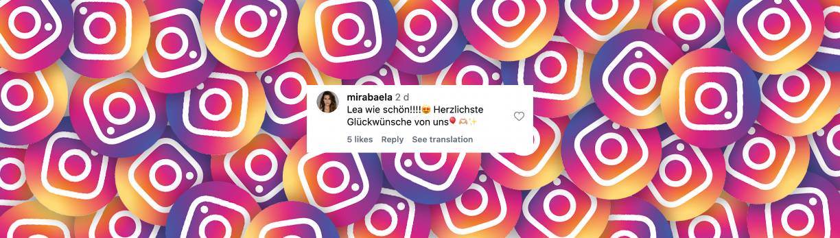 Nutzer-Kommentar | Quelle: Instagram/leawagner