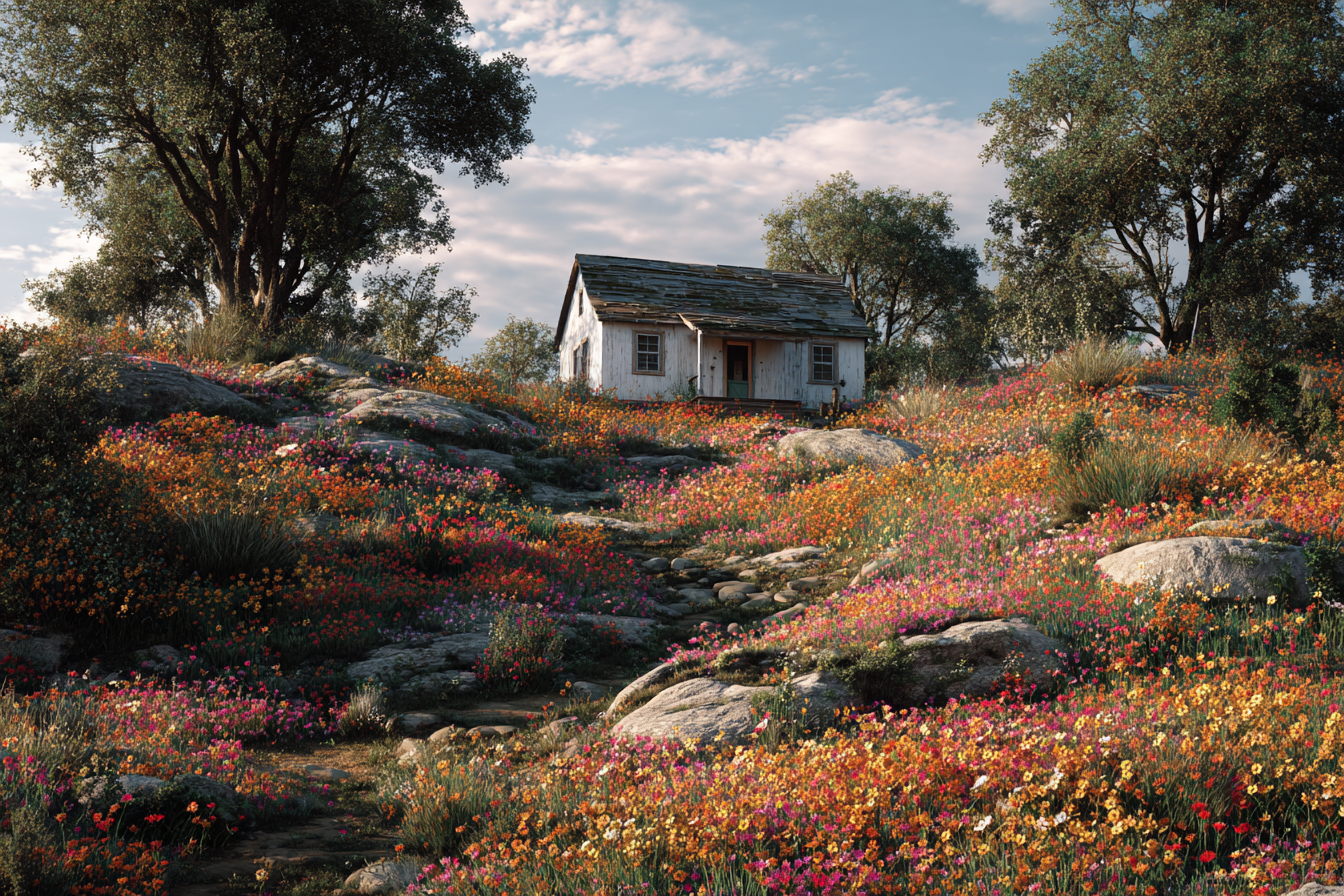 Ein Haus | Quelle: Midjourney