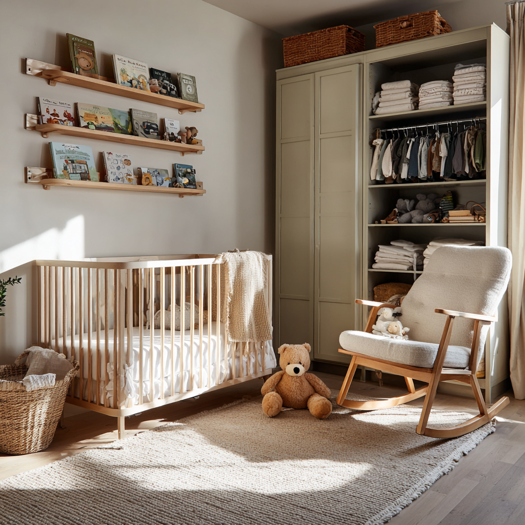 Ein Kinderzimmer für Babys | Quelle: Midjourney