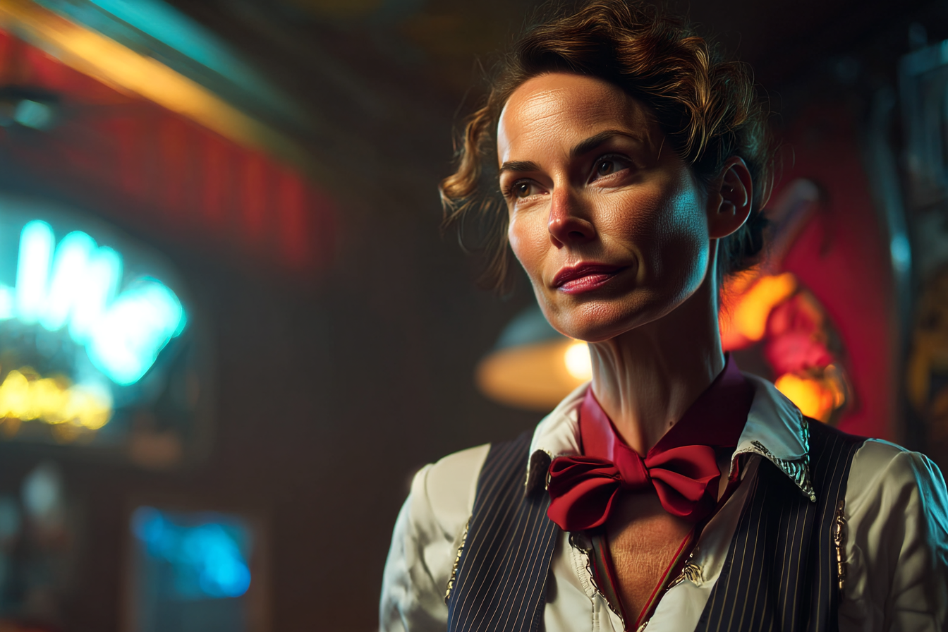 Eine Kellnerin in einem Diner | Quelle: Midjourney