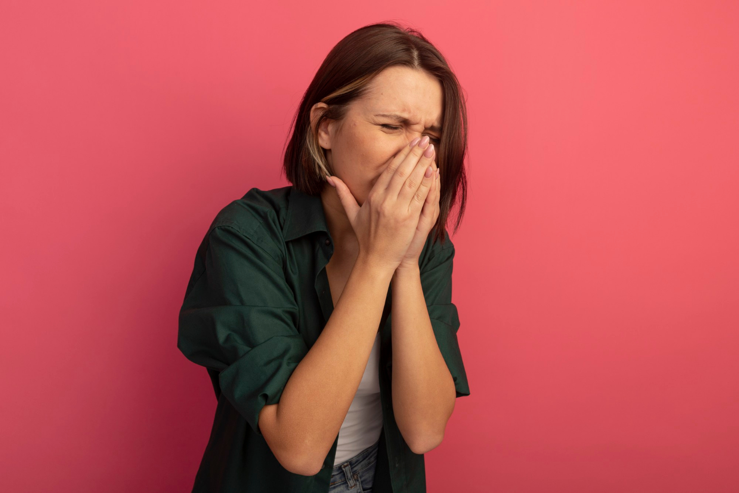 Eine weinende Frau | Quelle: Freepik