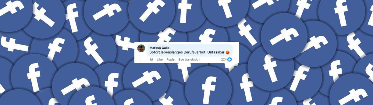 Nutzer zeigt sich geschockt über den Vorfall | Quelle: Facebook/Bild