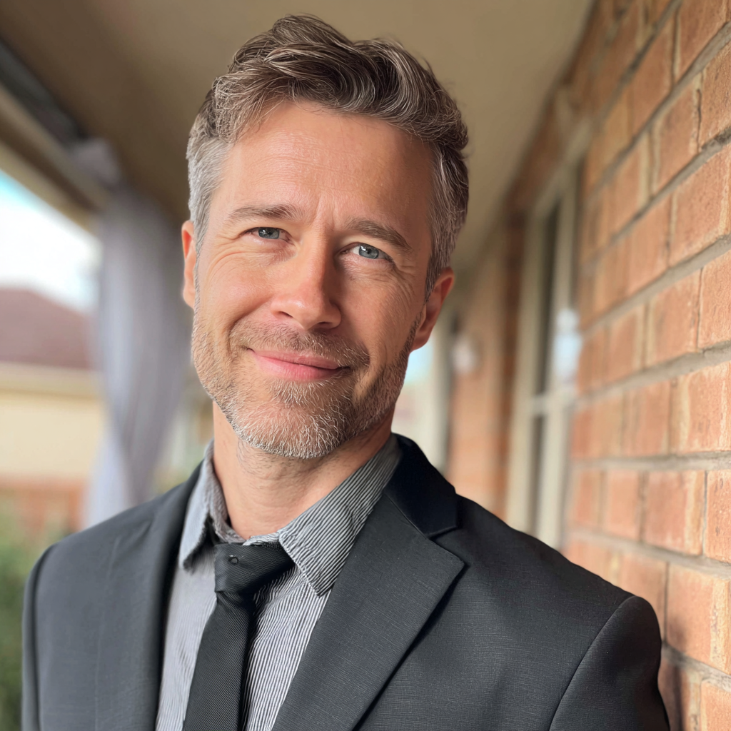 Ein lächelnder Mann im Anzug | Quelle: Midjourney