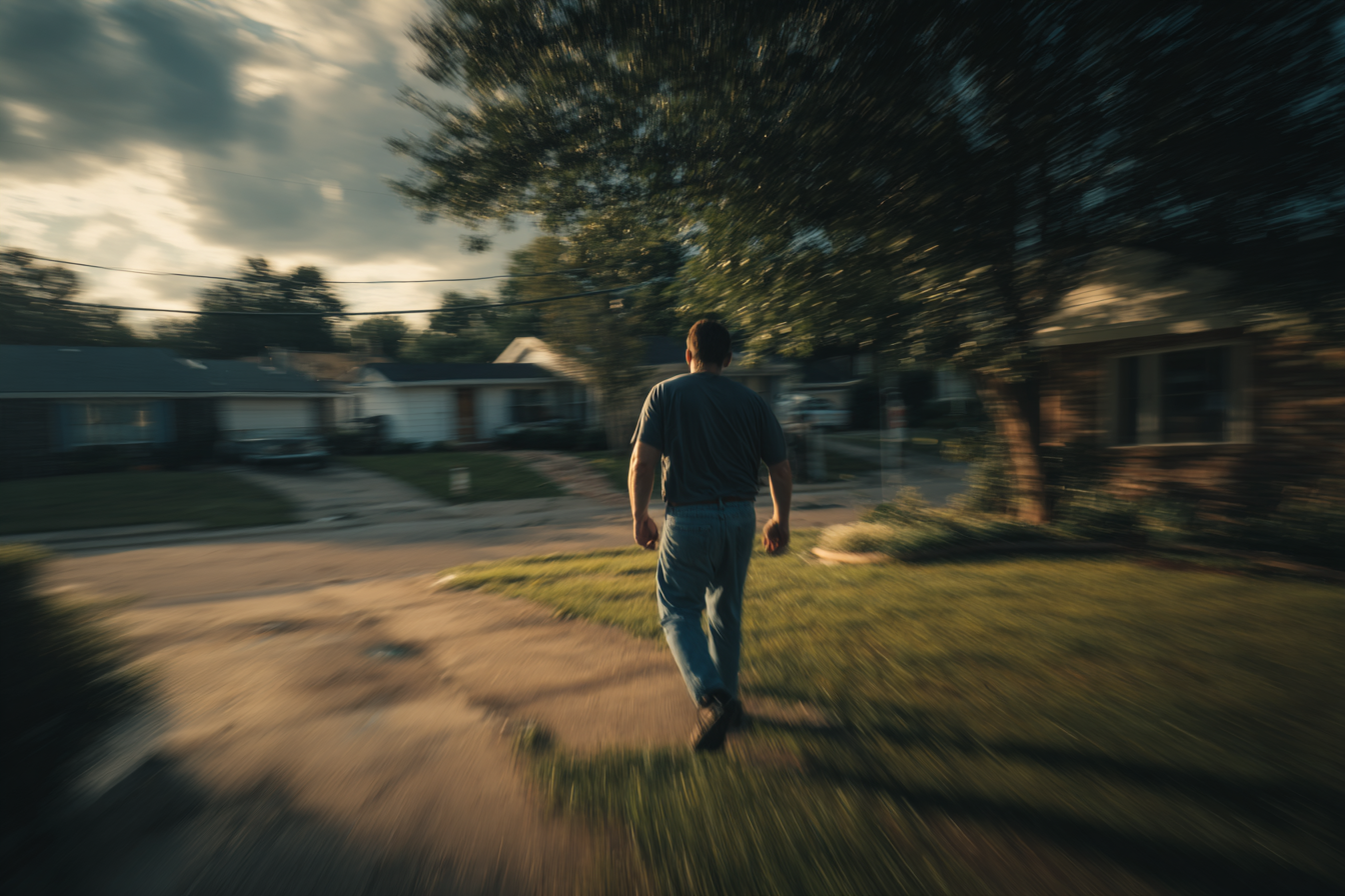 Ein Mann, der weggeht | Quelle: Midjourney