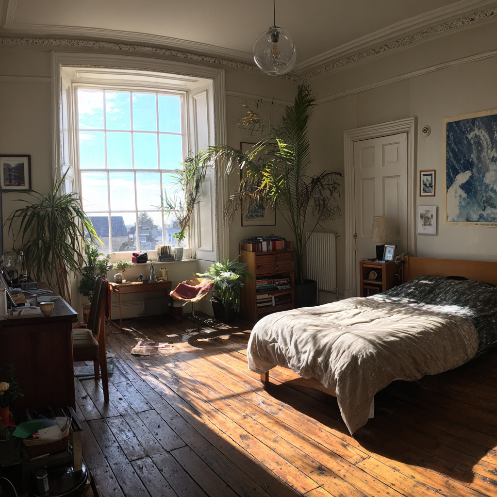 Eine Ein-Zimmer-Wohnung | Quelle: Midjourney