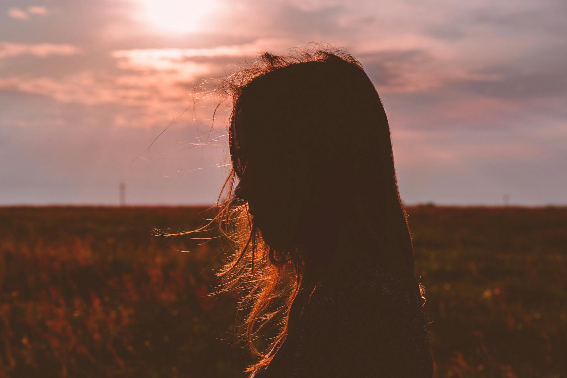 Die Silhouette einer Frau | Quelle: Pexels