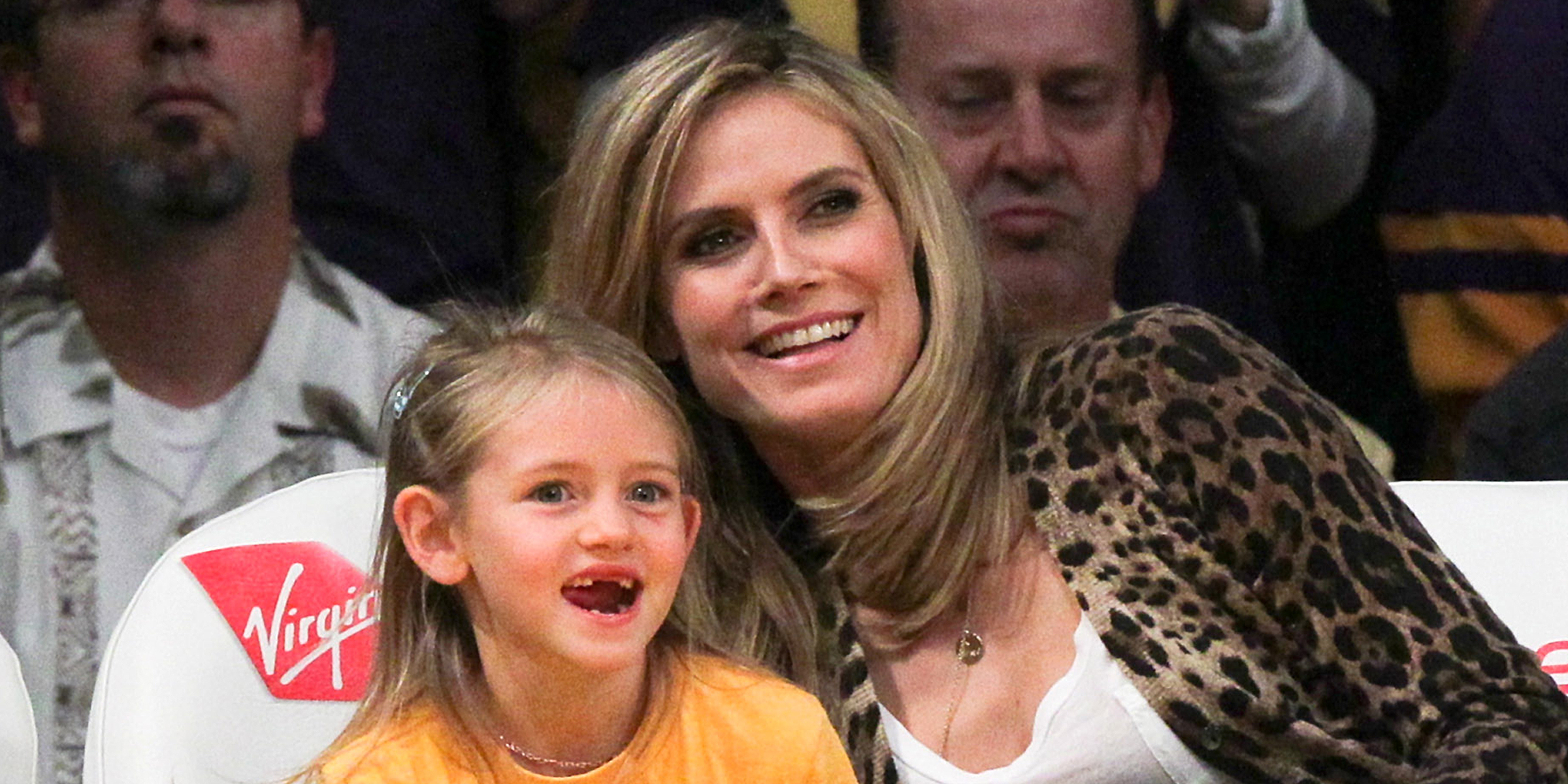 Heidi Klum und ihre Tochter Leni Samuel | Quelle: Getty Images