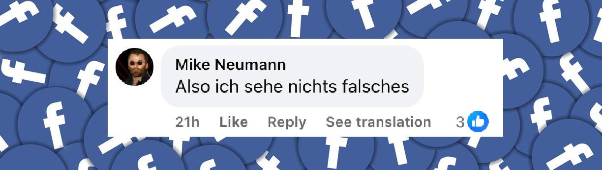 Fan-Kommentar zu Romy Hillers Outfit bei Tagesschau | Quelle: facebook.com/bild/posts/pfbid0FfonYr6kmDgnUXHvpY15ghVvz5ktN96hUHc6vfsa8hRXZEuFzQodvCYYyodQkkPAl?rdid=VZV6UnXMekpizBDj#