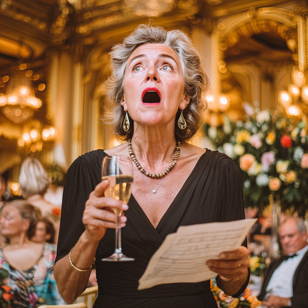 Eine schockierte Frau | Quelle: Midjourney