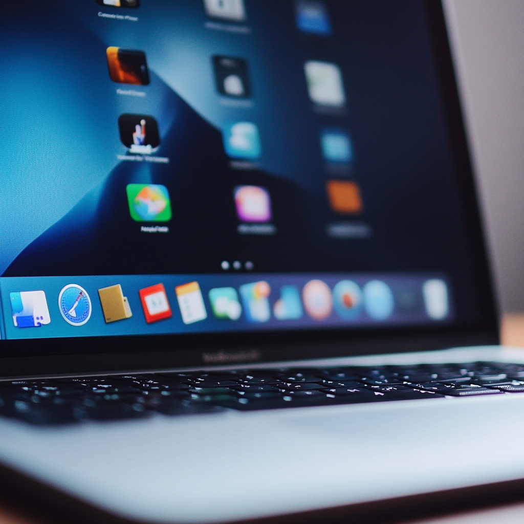 Eine Nahaufnahme eines Laptop-Bildschirms | Quelle: Midjourney