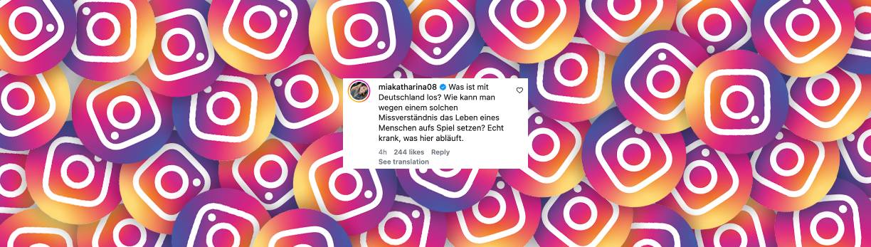 Nutzer sind schockiert von dem Vorfall in Köln | Quelle: Instagram/Bild