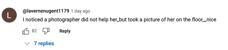 Kommentar zu dem Video | Quelle: YouTube/New York Post