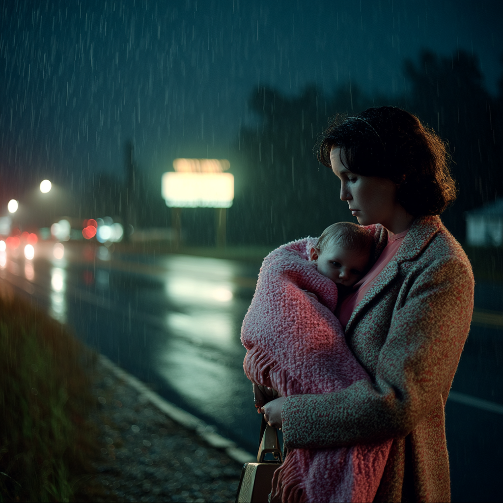 Eine Frau mit einem Baby | Quelle: Midjourney