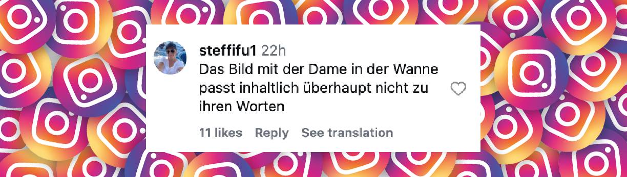 Kommentare zu Veronica Ferres` Instagram-Beitrag | Quelle: instagram.com/veronicaferres/p/DWvgGf5jMXz/